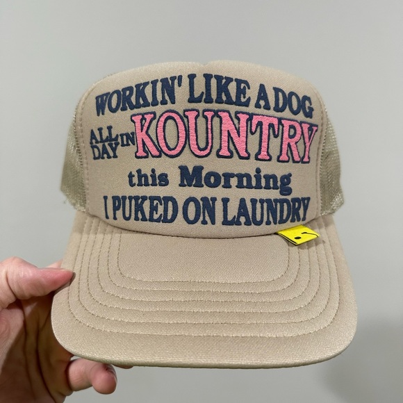 Kapital Kountry Workin’ Like a Dog Trucker Tan Hat 2020 - Picture 10 of 10
